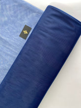 Tüll Klasszikus Tengerészkék - 3 m Szélesség